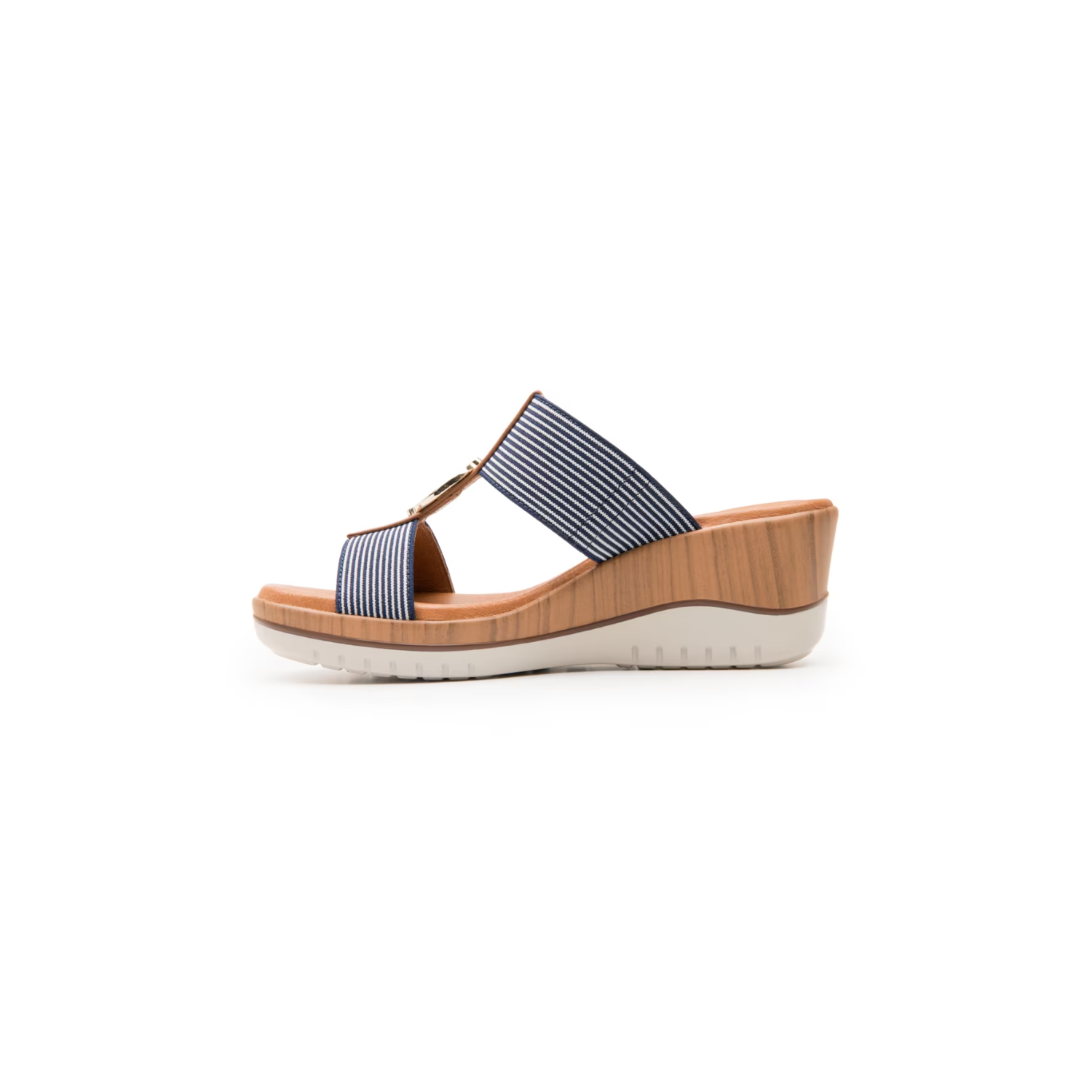 Sandalia De Plataforma Flexi Para Mujer Con Autoajuste Estilo 113313 Azul