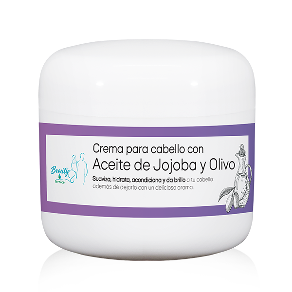 Crema para cabello con aceite de jojoba 125g