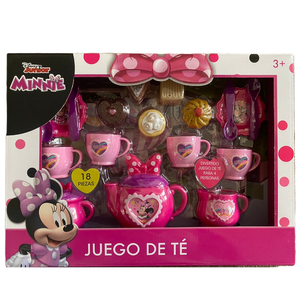 Juego De Té Minnie Mouse 18 Pzas