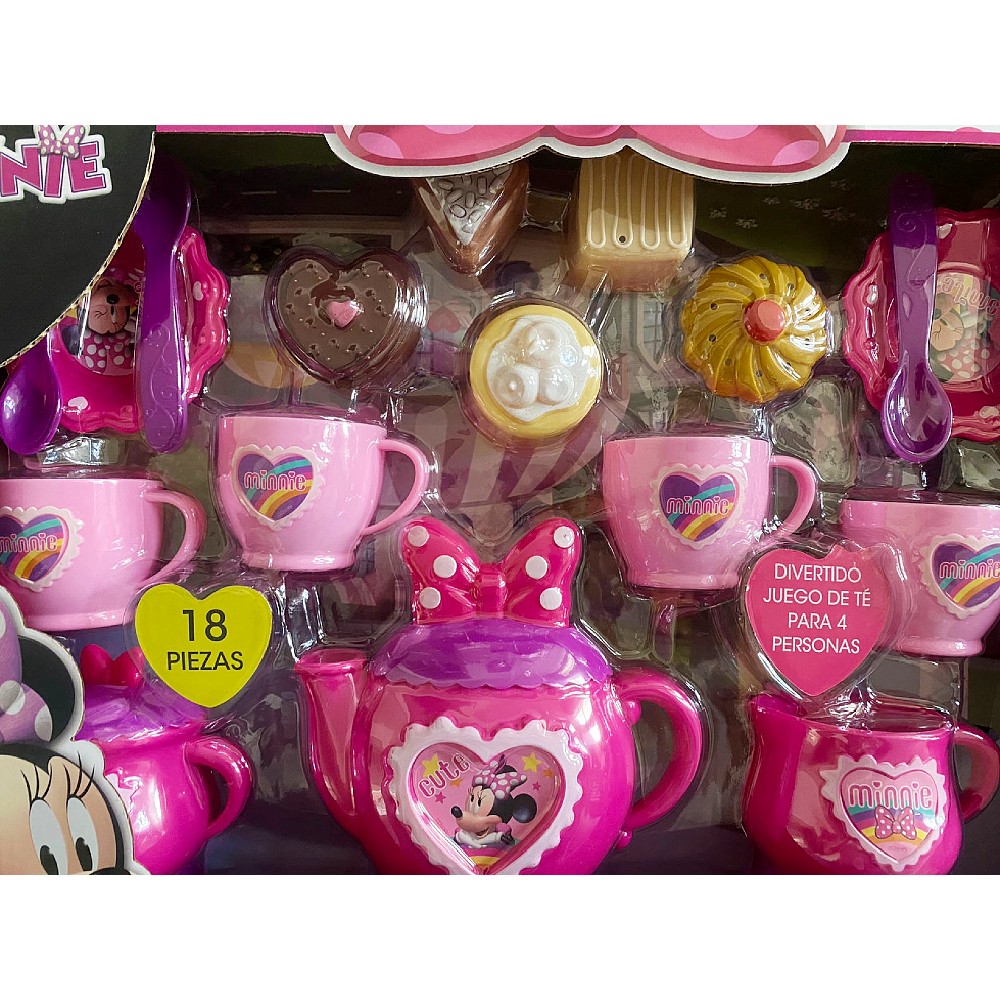 Juego De Té Minnie Mouse 18 Pzas