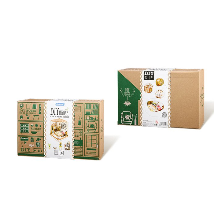 Casa Miniatura Habitación Alices Armable Madera Robotime.