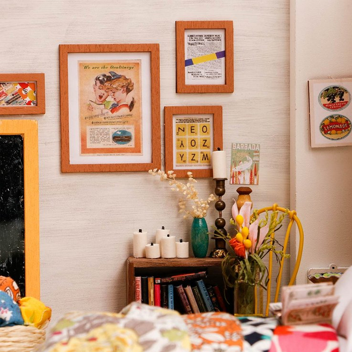 Casa Miniatura Habitación Alices Armable Madera Robotime.