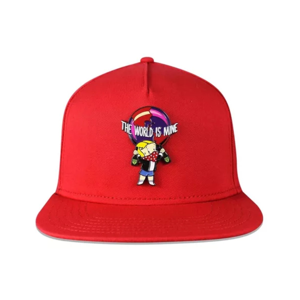 Gorra snapback Cash Only roja unisex richie-05