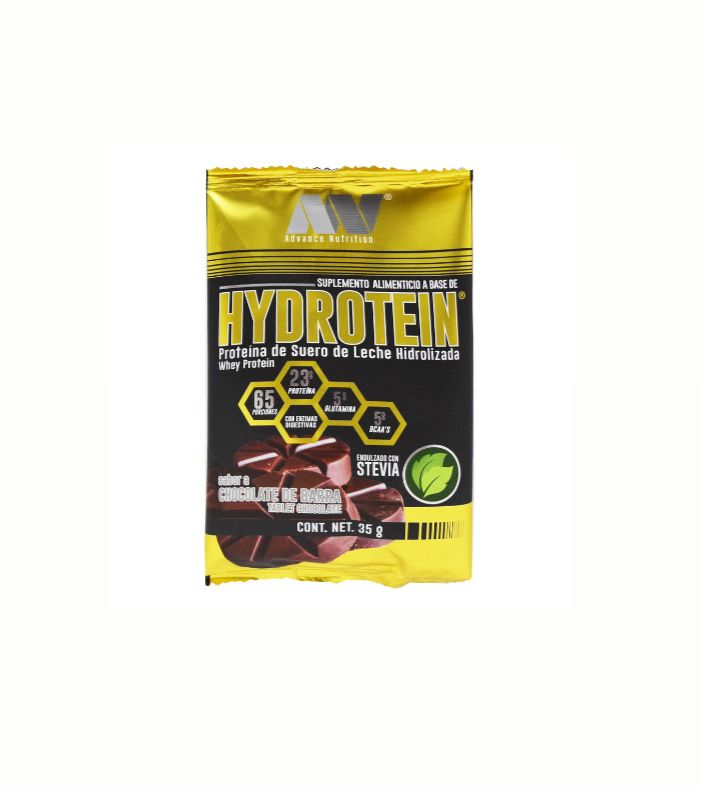 Caja de Hydrotein (30 sobres de proteina) 20 sabores diferentes.