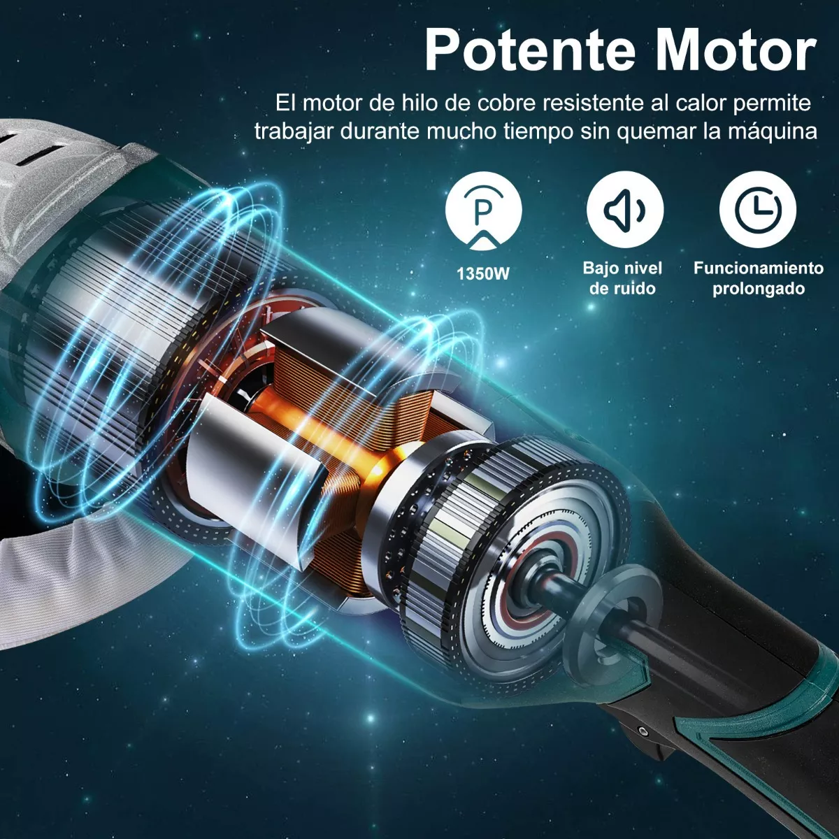 Pulidora Y Lijadora Profesional Para Autos De 180 Mm Y 1350w