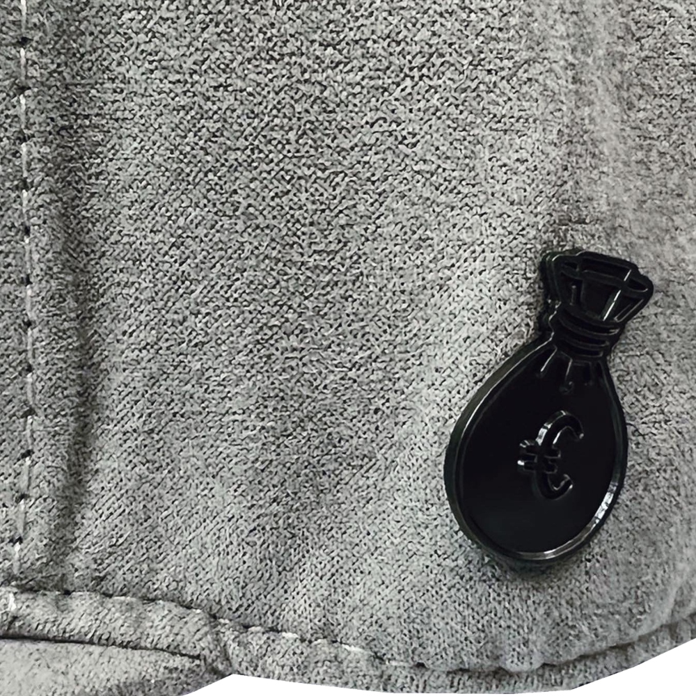 Gorra snapback Cash Only gris unisex cala-03