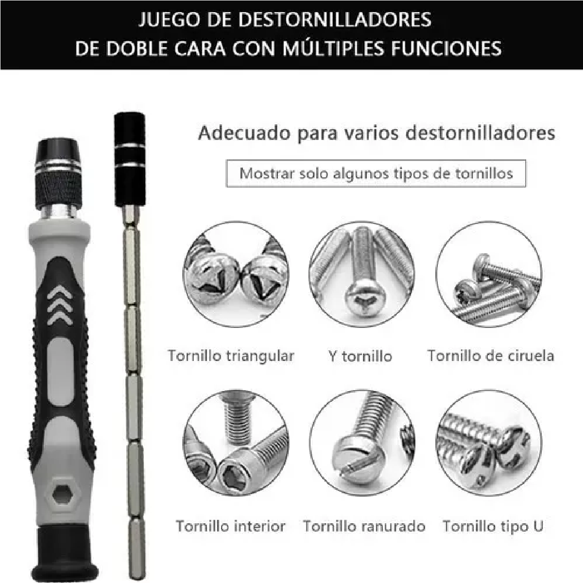 Juego Kit De Mini Destornilladores Precisión 115 En 1 Estuche