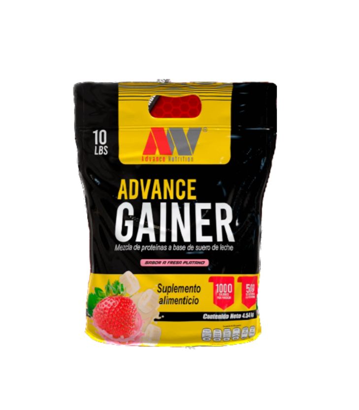 Gainer Advance Saco 12 lbs (21 serv) sabor chocolate de barra 