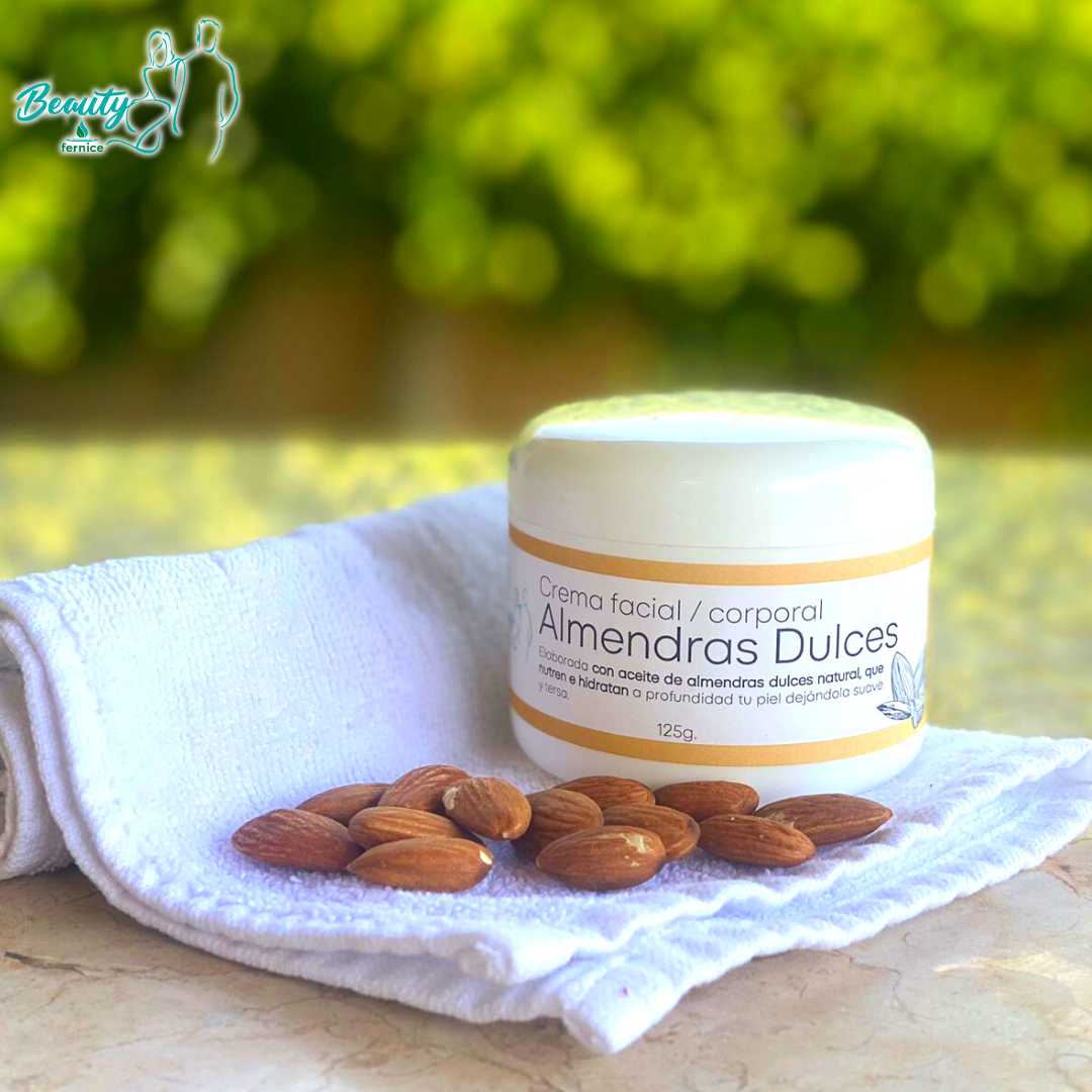 Crema facial de almendras dulces 125g