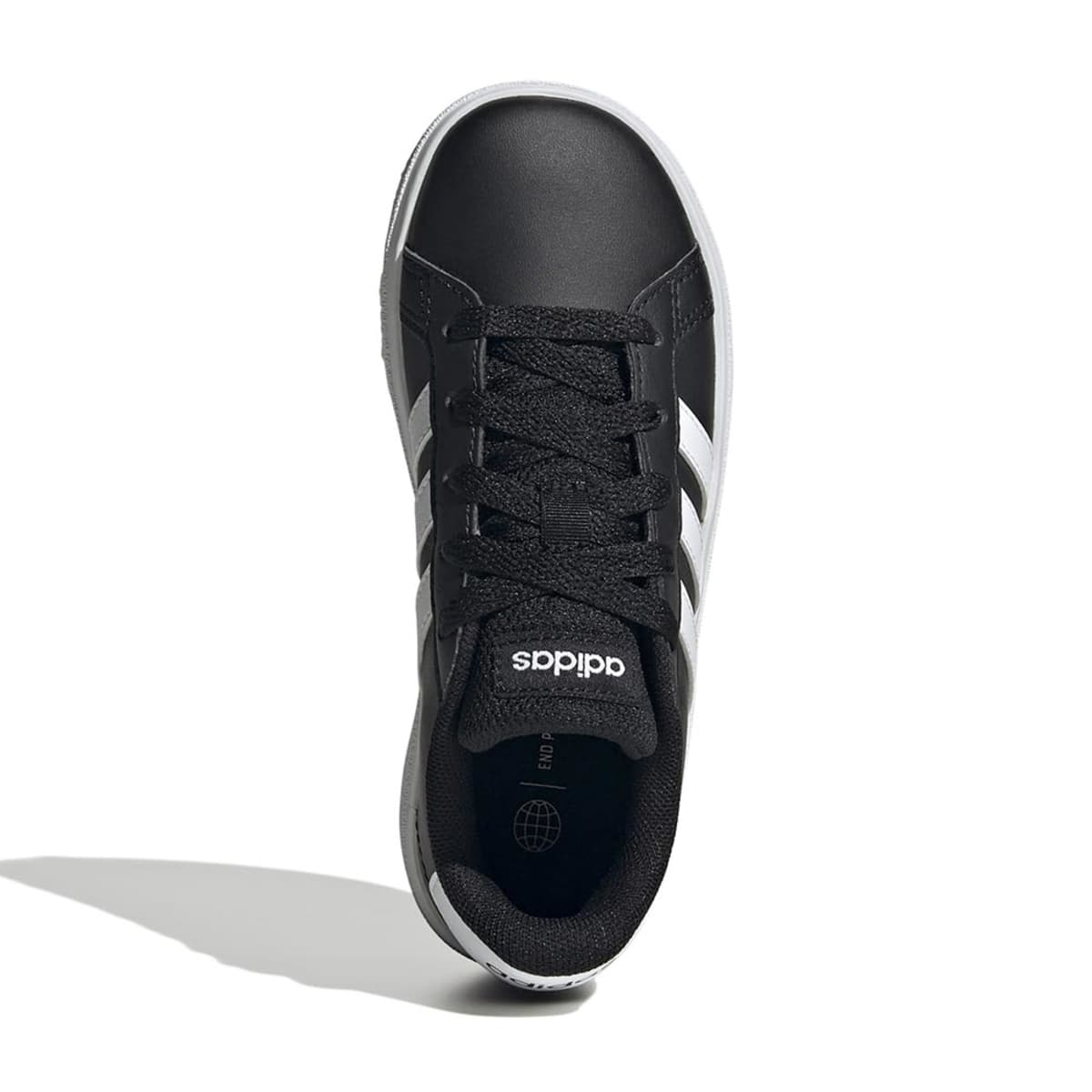 Tenis adidas casual Grand Court para niños y adolescentes, color negro, mod. 1080249