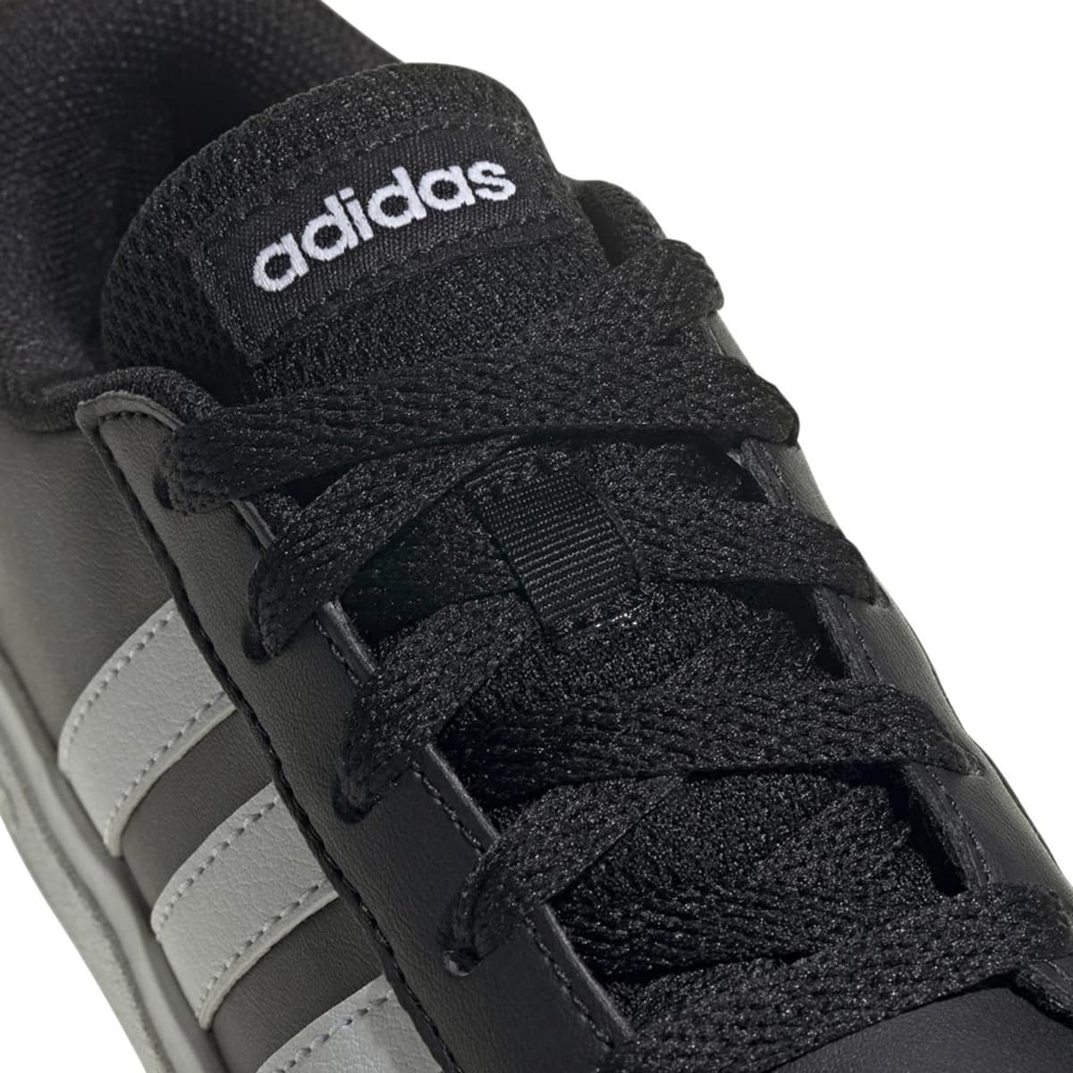 Tenis adidas casual Grand Court para niños y adolescentes, color negro, mod. 1080249