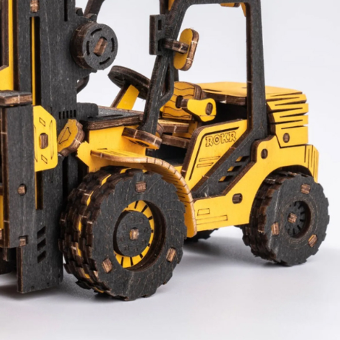 Rompecabezas 3D Madera Montacargas Ingeniería Robotime