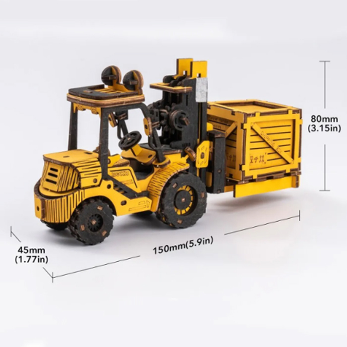 Rompecabezas 3D Madera Montacargas Ingeniería Robotime