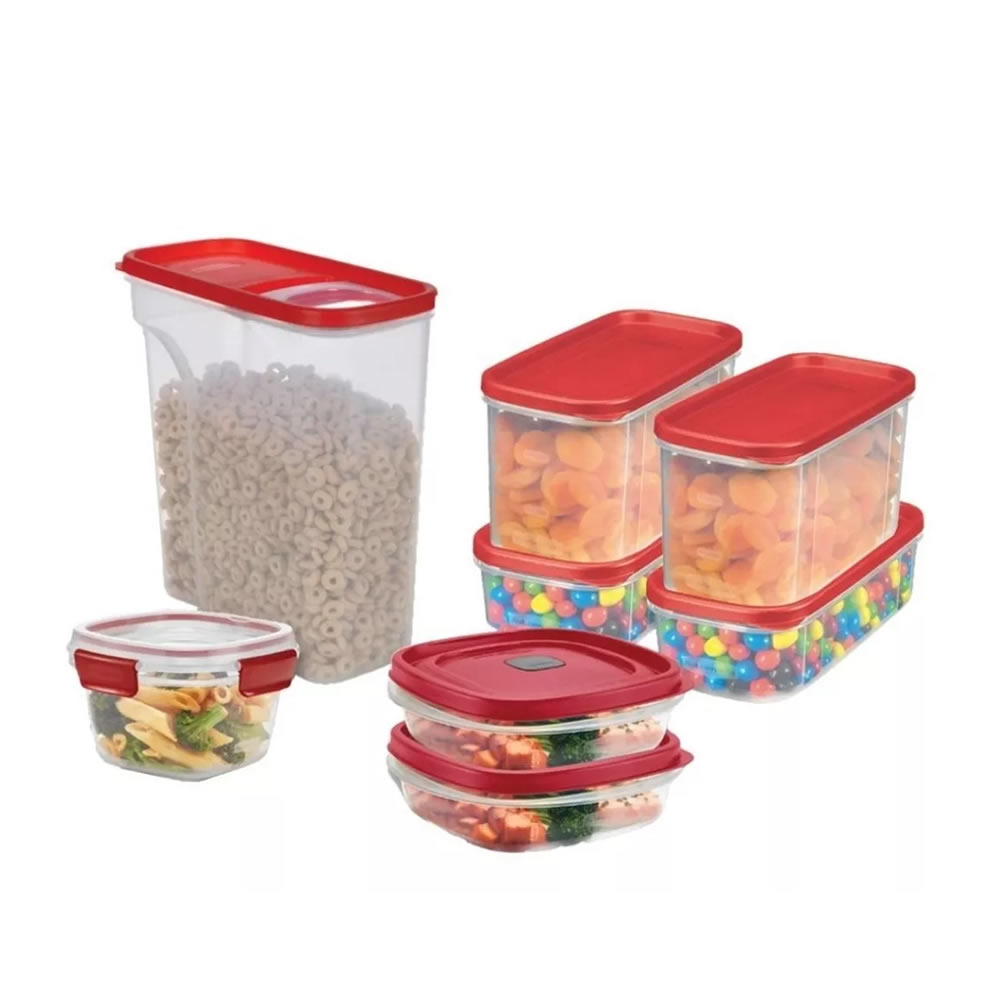 Recipientes Modulares Rubbermaid 2187770 Contenido 16 Piezas SMS