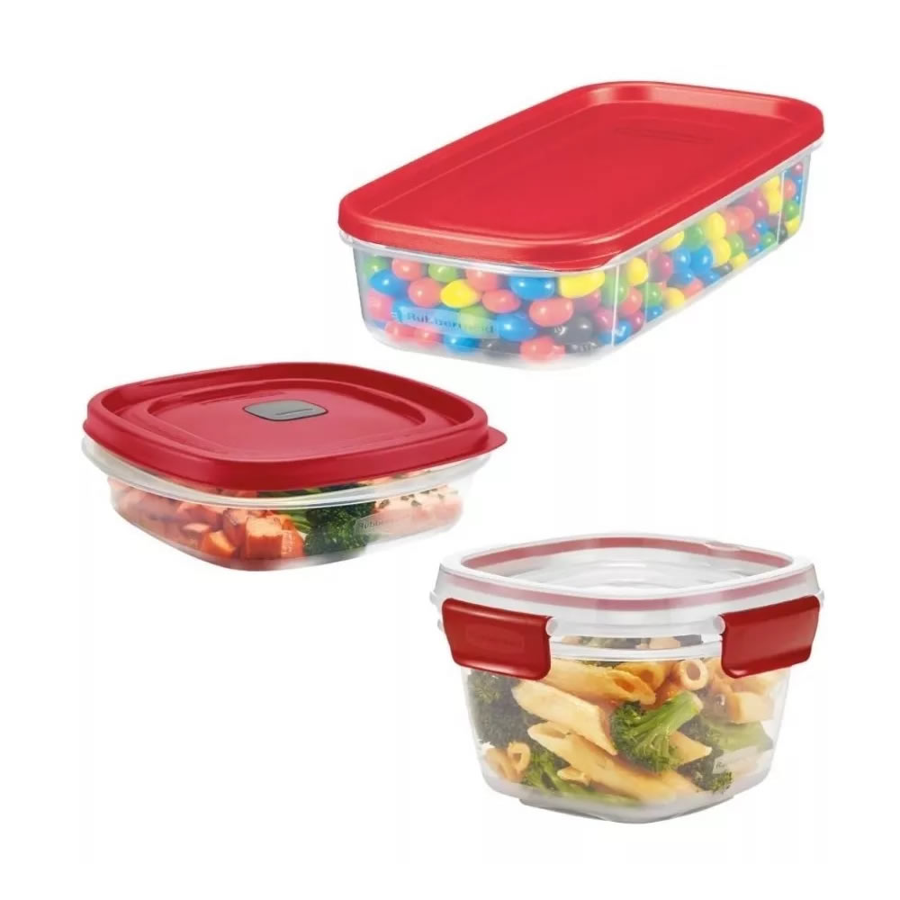 Recipientes Modulares Rubbermaid 2187770 Contenido 16 Piezas SMS
