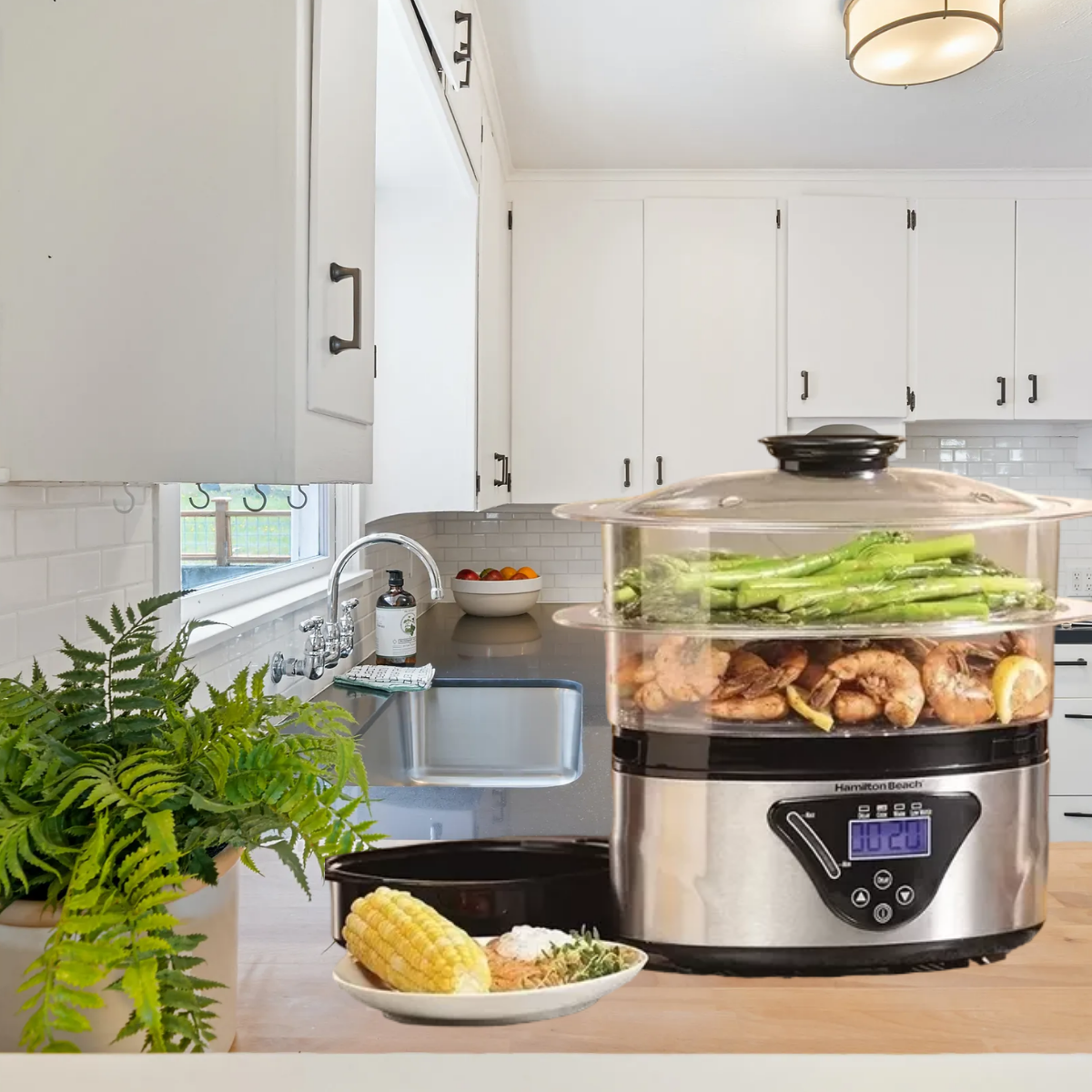 Vaporera HAMILTON BEACH Apilable