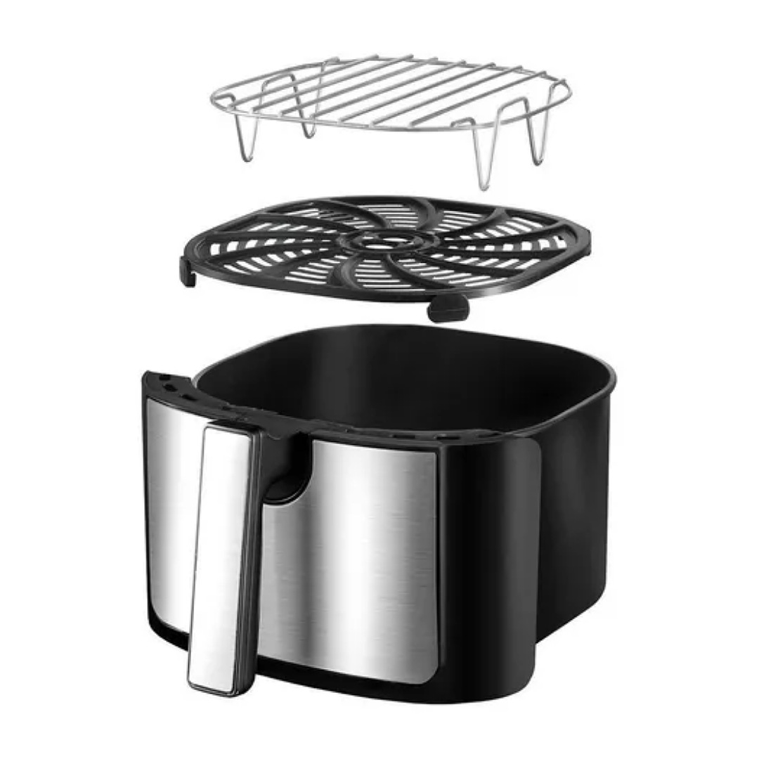 Freidora de aire Gourmia 7 QT Digital Air Fryer GAF798 de 6.7L color negro/