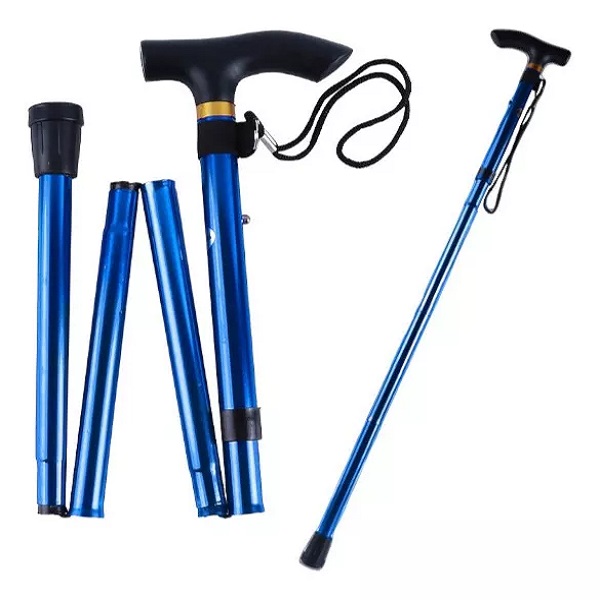 Bastón Plegable  Retráctil - Muy Ligero, Practico Y Cómodo