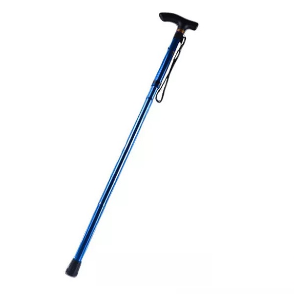 Bastón Plegable Y Regulable En Altura (80-92 Cm) - Para Senderismo, Caminar, Viajes, Ligero Y De Aluminio