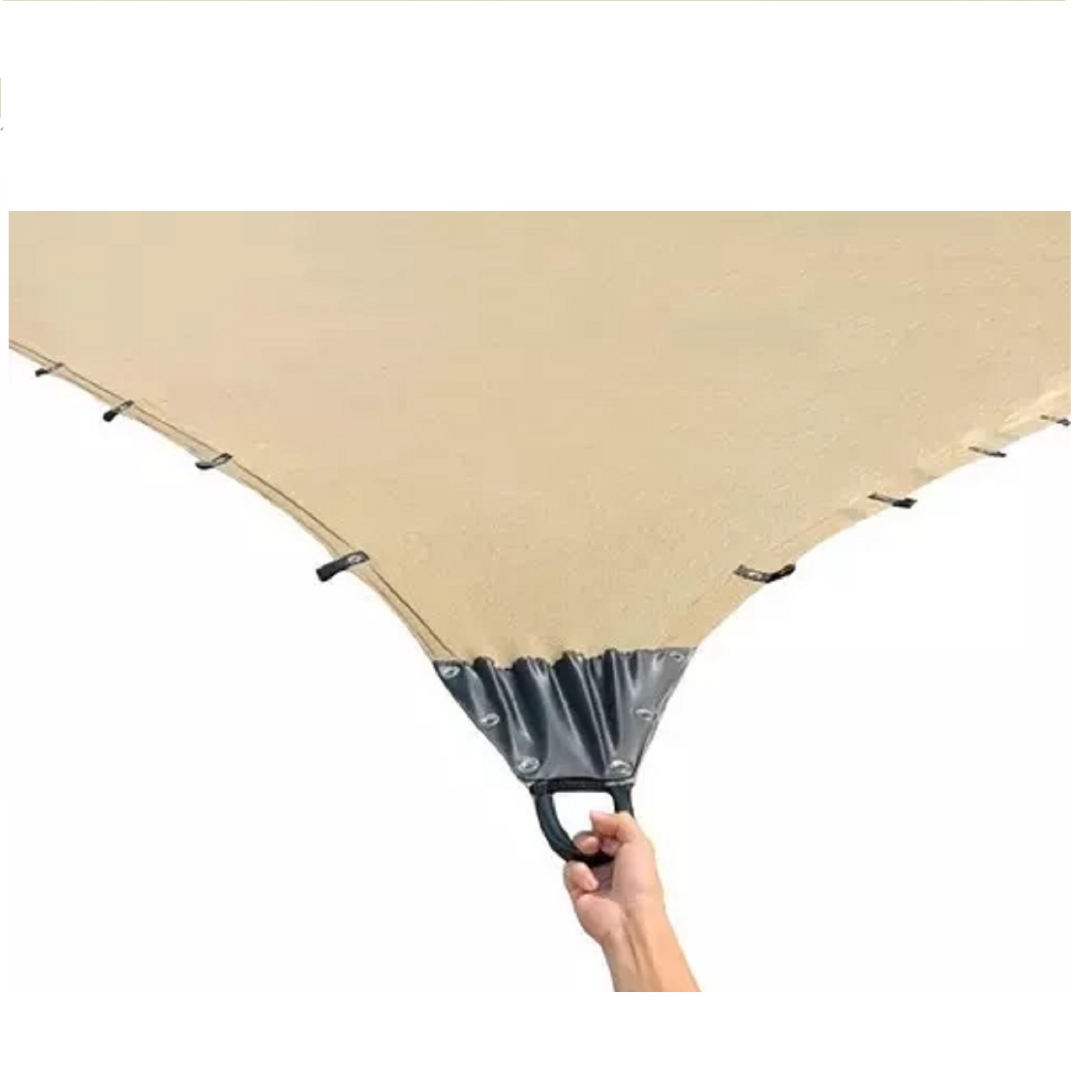 Lona Sombra 4m X 4m Lista Para Instalar.