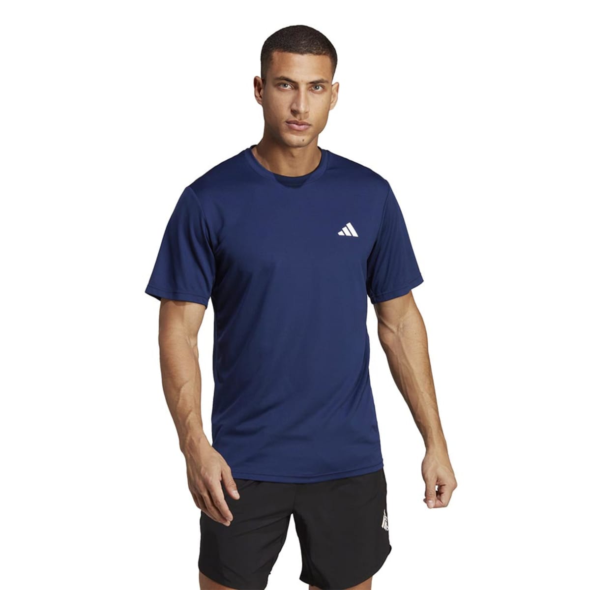 Playera adidas azul marino con tecnología Aeroready para hombre, mod. 1088705