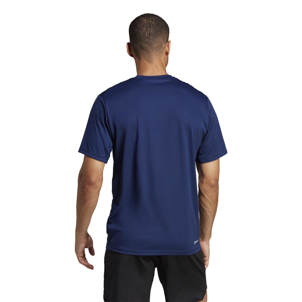 Playera adidas azul marino con tecnología Aeroready para hombre, mod. 1088705