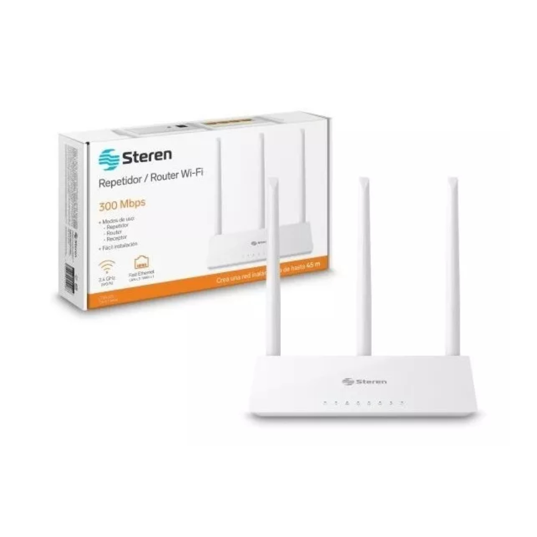 Repetidor / Router Wi-fi, 2,4 Ghz (b/g/n), 45mt De Cobertura