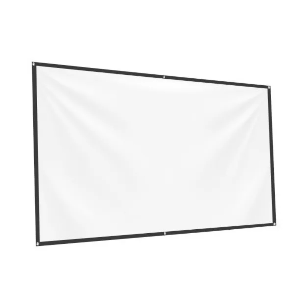 Pantalla De Tela Para Proyector De 100 PuLG Con Accesorios