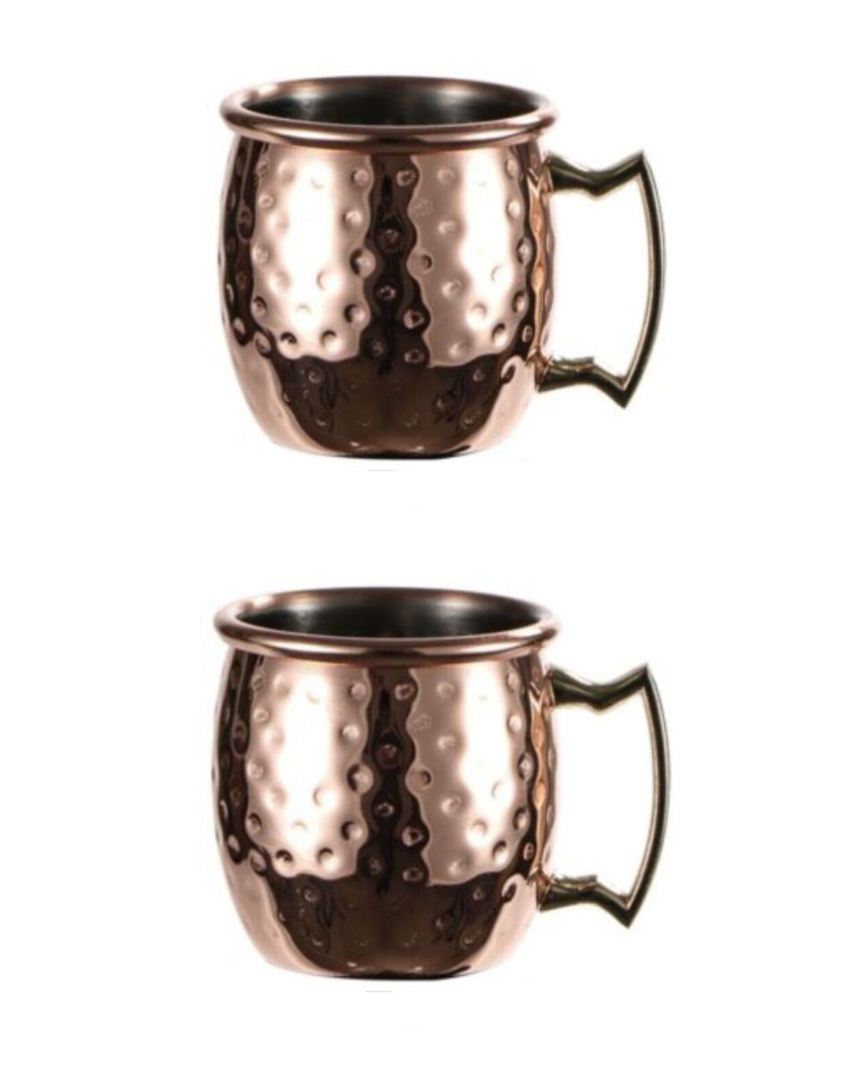 Vaso tequilero Café esspreso Shot acero inoxidable 4 piezas   