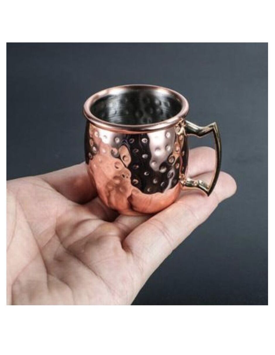 Vaso tequilero Café esspreso Shot acero inoxidable 4 piezas   