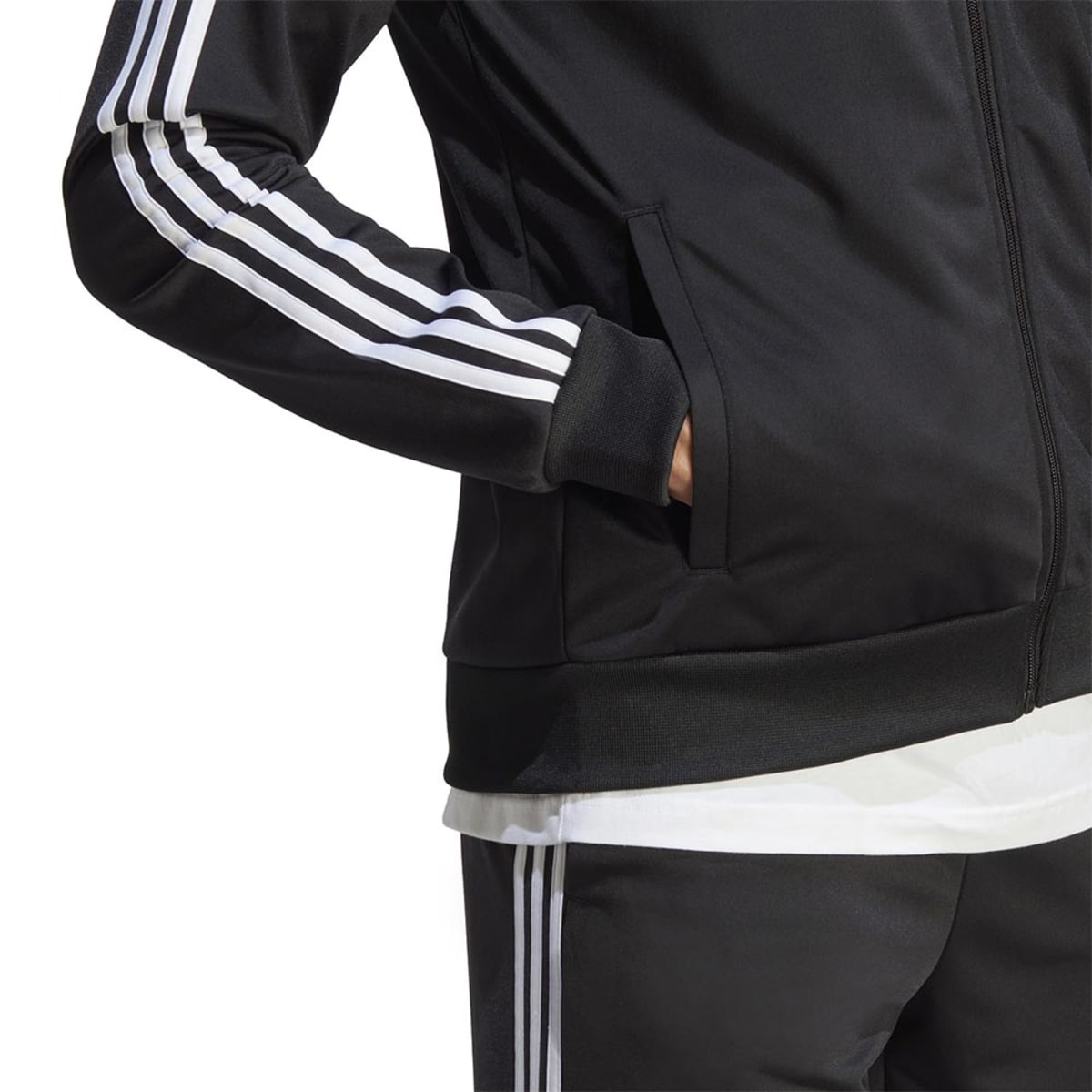 Conjunto adidas negro online para hombre