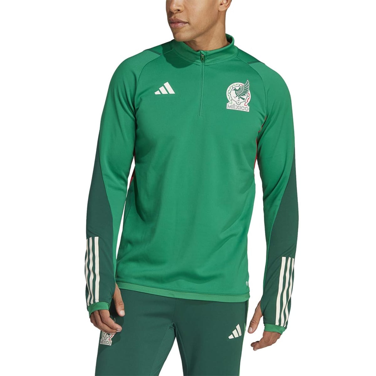 Sudadera de entrenamiento adidas de la Selección Nacional de México, mod. 1079148