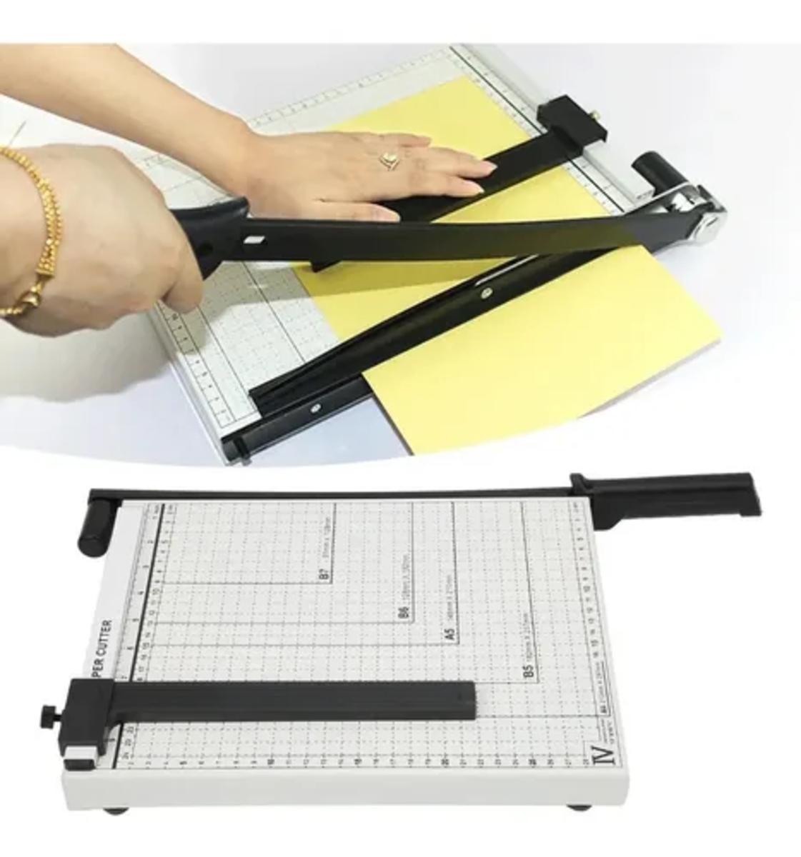Guillotina Metal Carta Cortador Afilado Papel Foto Tarjeta Vmingo