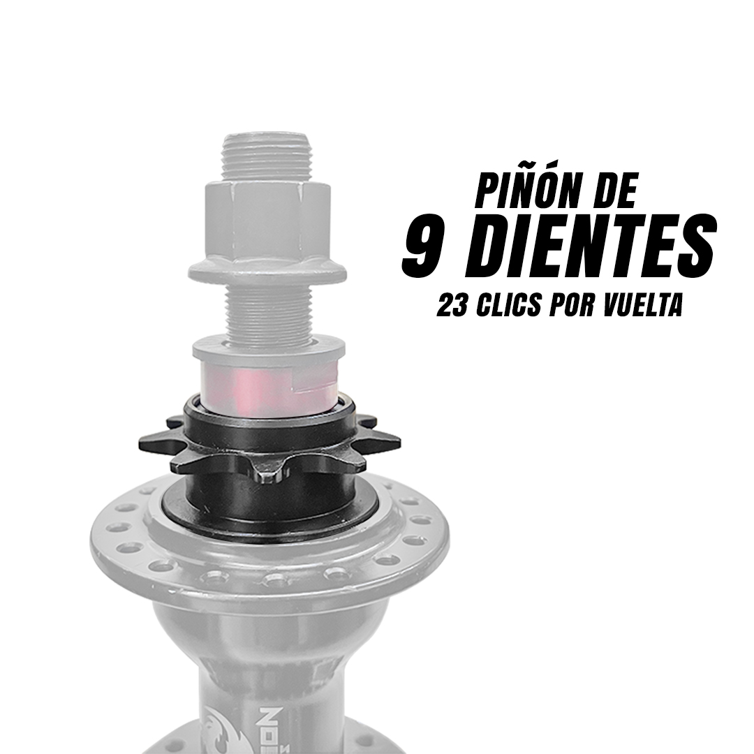 Par Bujes Mazas Bmx Delantera Y Trasera para Bicicleta 36h 14g Baleros Sellados