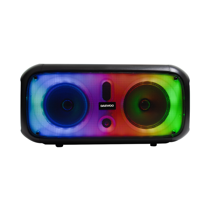 Bocina Recargable 2x6.5 Pulgadas Daewoo Boombox Dw-1987 