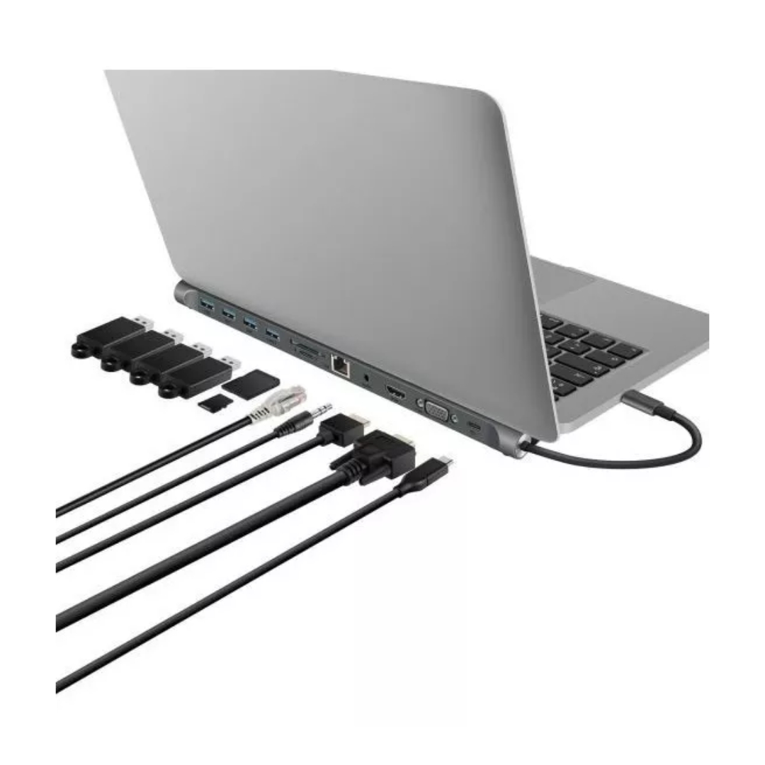 Estación De Conexión Usb C 11 En 1 Hub Multiconector