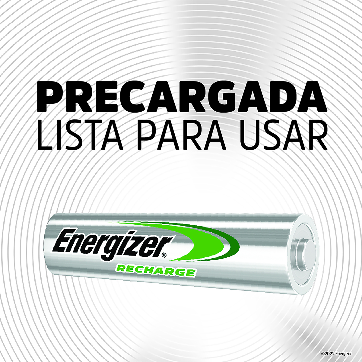 Cargador Pilas Baterías Energizer Recargables + 2 Piezas AA