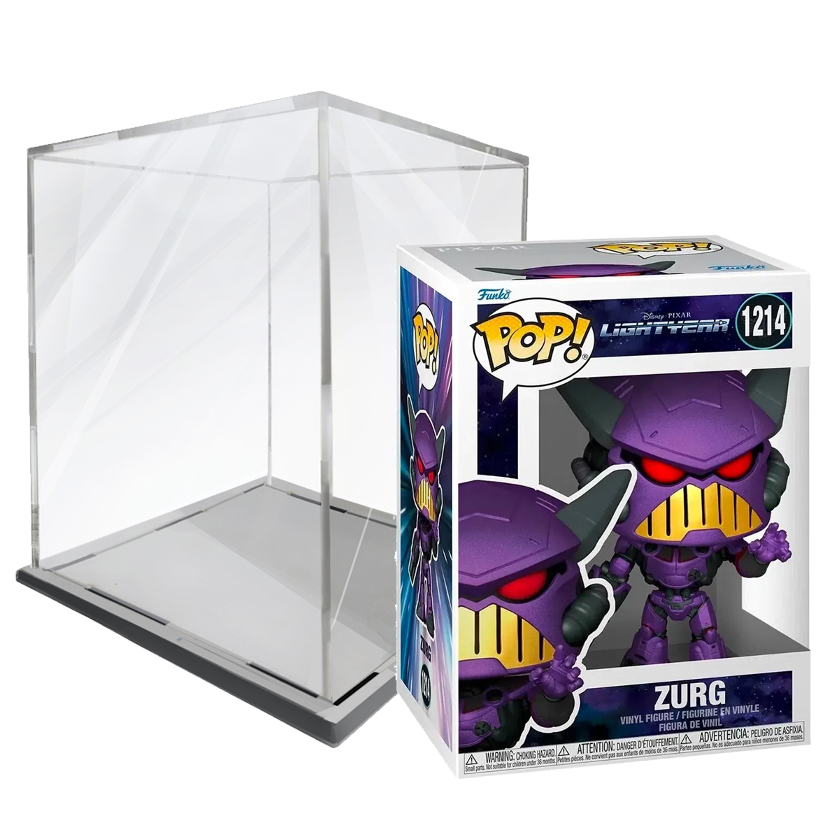 Funko Pop Zurg #1214 Figura Original con Protector de Acrilico