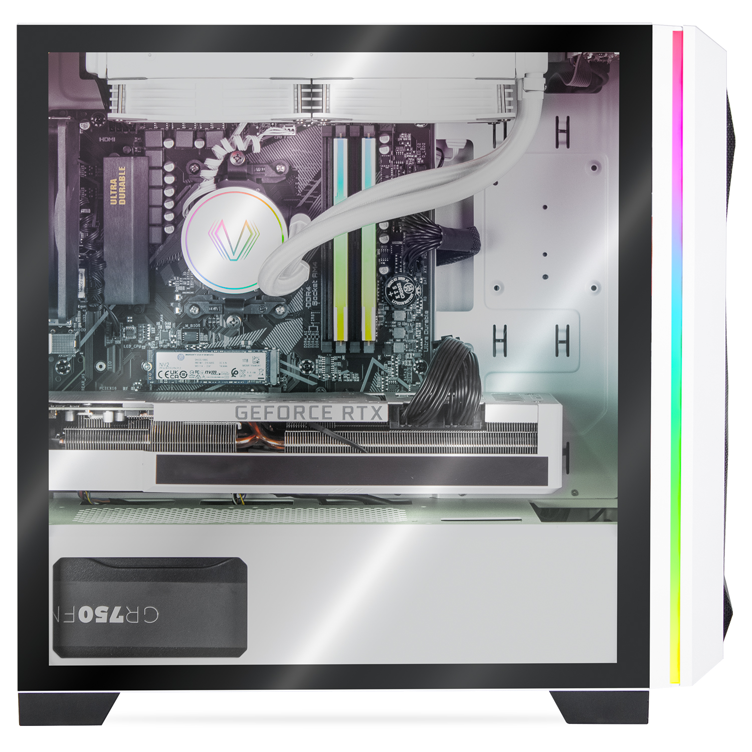 Xtreme PC Gaming Geforce RTX 3070 TI Vision AMD Ryzen 9 32GB SSD 1TB WIFI Bluetooth Sistema Liquido 