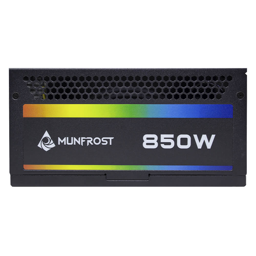 FUENTE DE PODER MUNFROST 850W RGB 80+ GOLD RGB-850