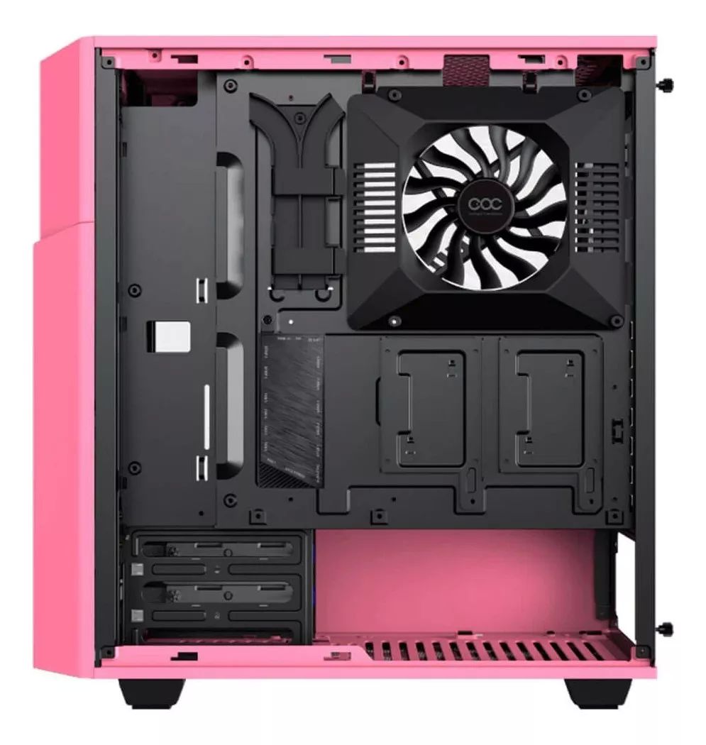 GABINETE MUNFROST PANDA PRO ROSA/BLANCO CON FUENTE 550W