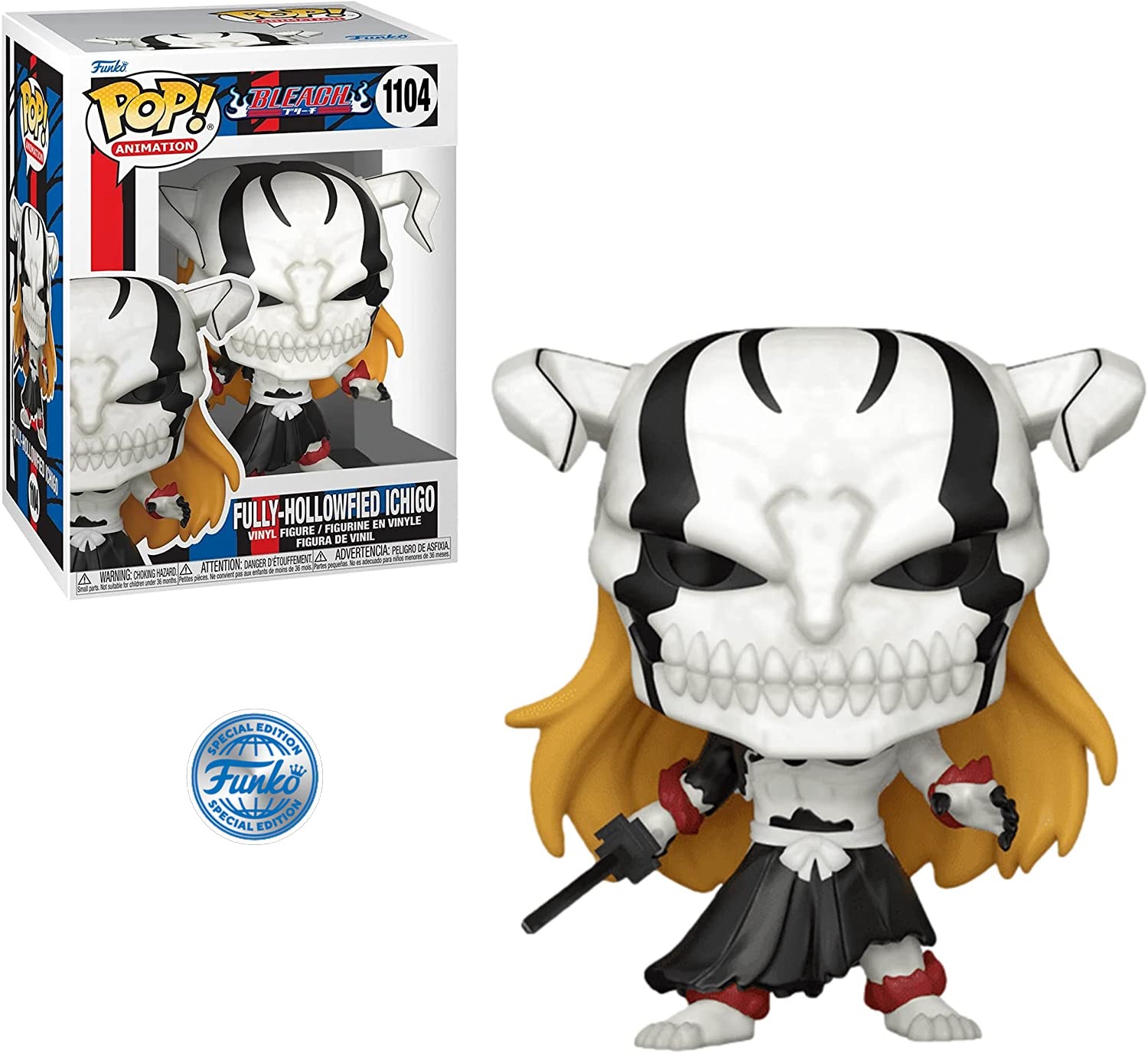 FUNKO POP BLEACH ICHIGO HOLLOW COMPLETO EDICIÓN ESPECIAL