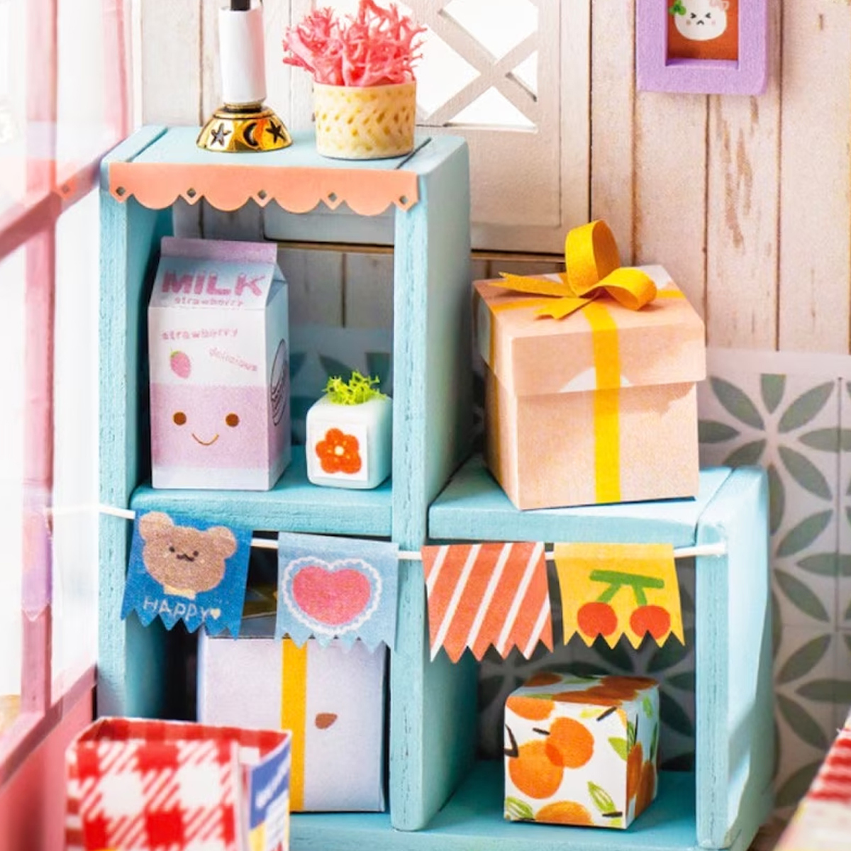 Rompecabezas Madera Casa De Fiesta Miniatura DG153 Robotime