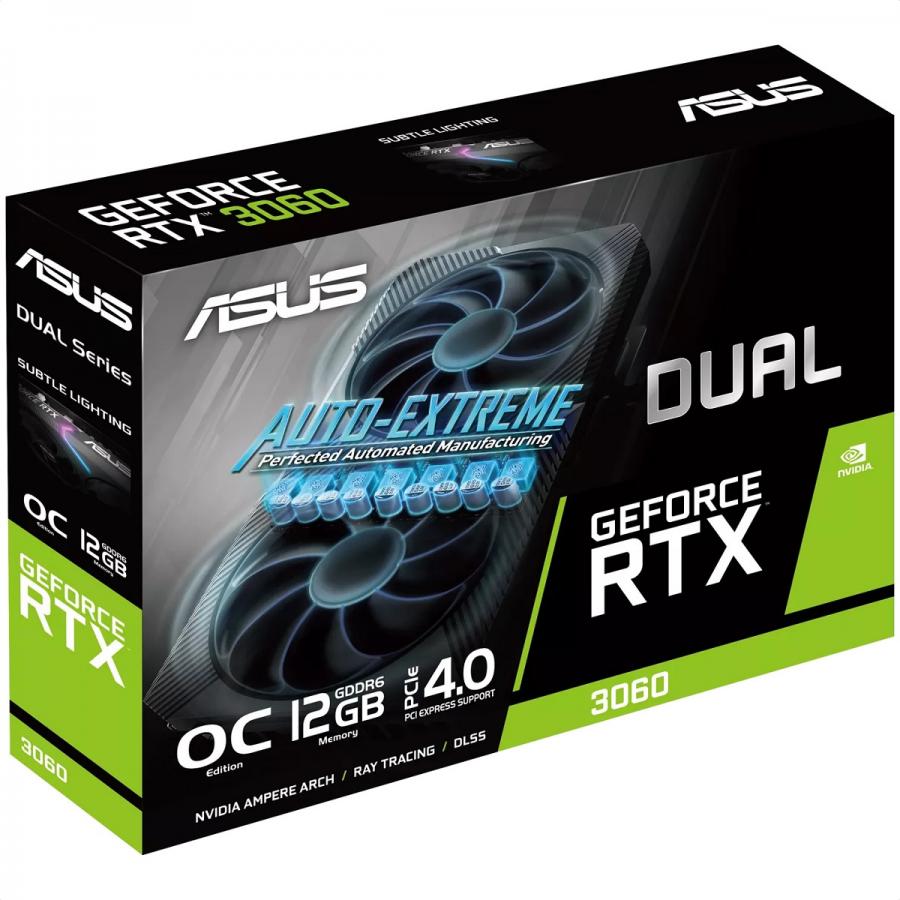 Tarjeta De Video Nvidia Asus Dual RTX 3060 V2 OC 12GB GeForce GDDR6 DUAL-RTX3060-O12G-V2.