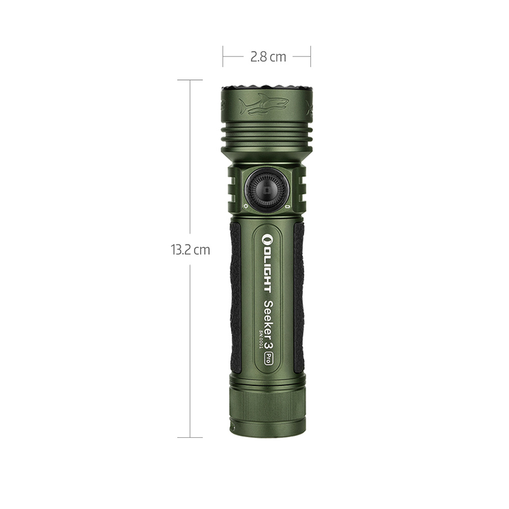 Linterna Recargable de Mano SEEKER 3 PRO Verde Olight