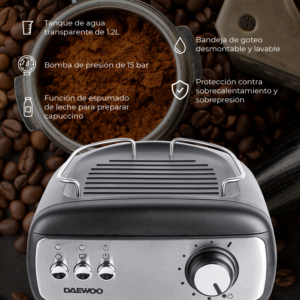 Máquina profesional de espresso Daewoo DES-1548