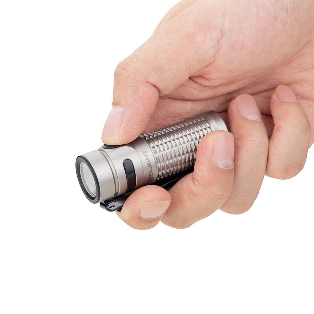 Linterna Recargable de Bolsillo BATON 3 Acero Inoxidable Olight