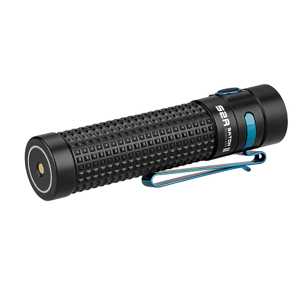 Linterna Recargable de Mano S2R BATON II Negra Olight
