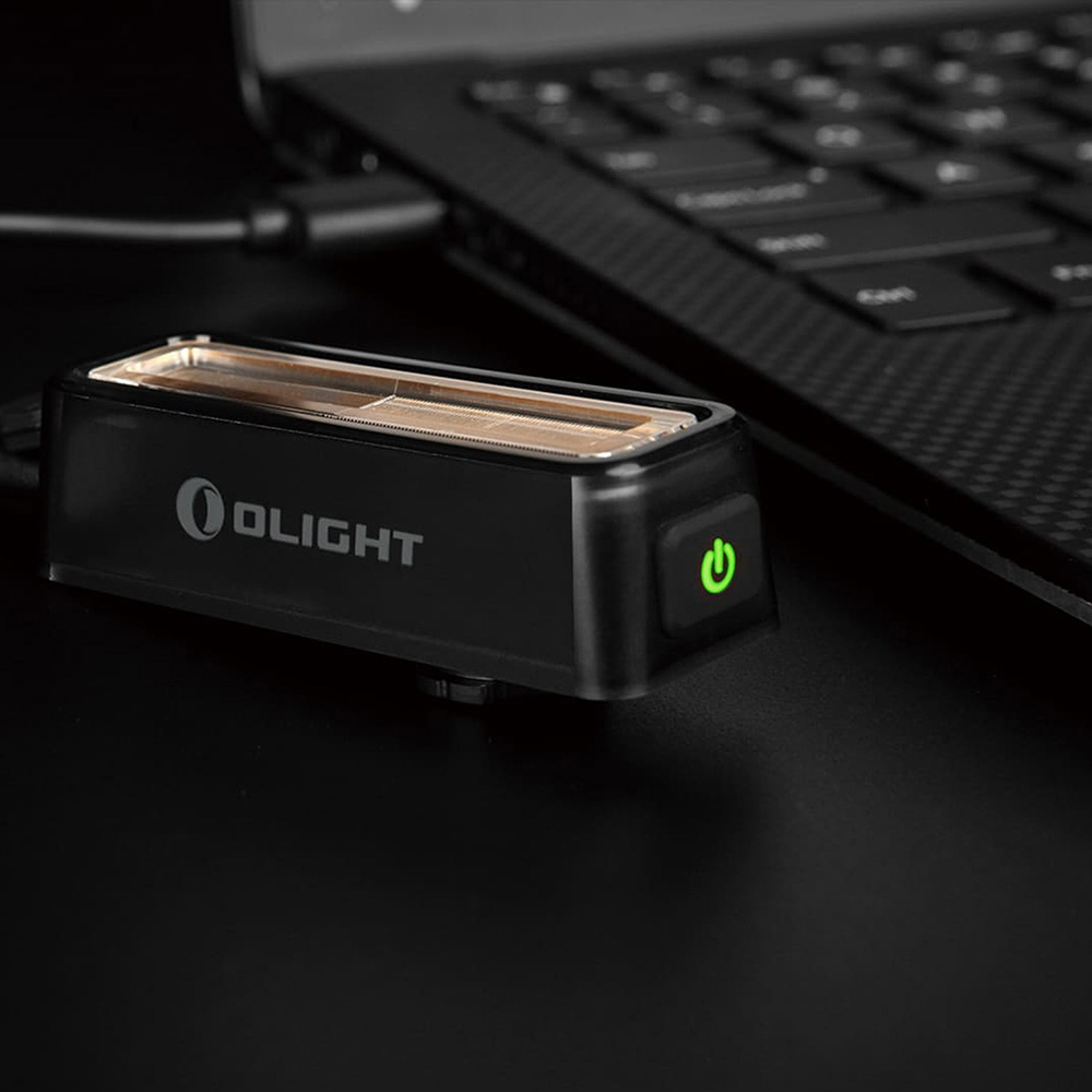 Luz Trasera Recargable para Bicicleta RN 100 TL Negra Olight