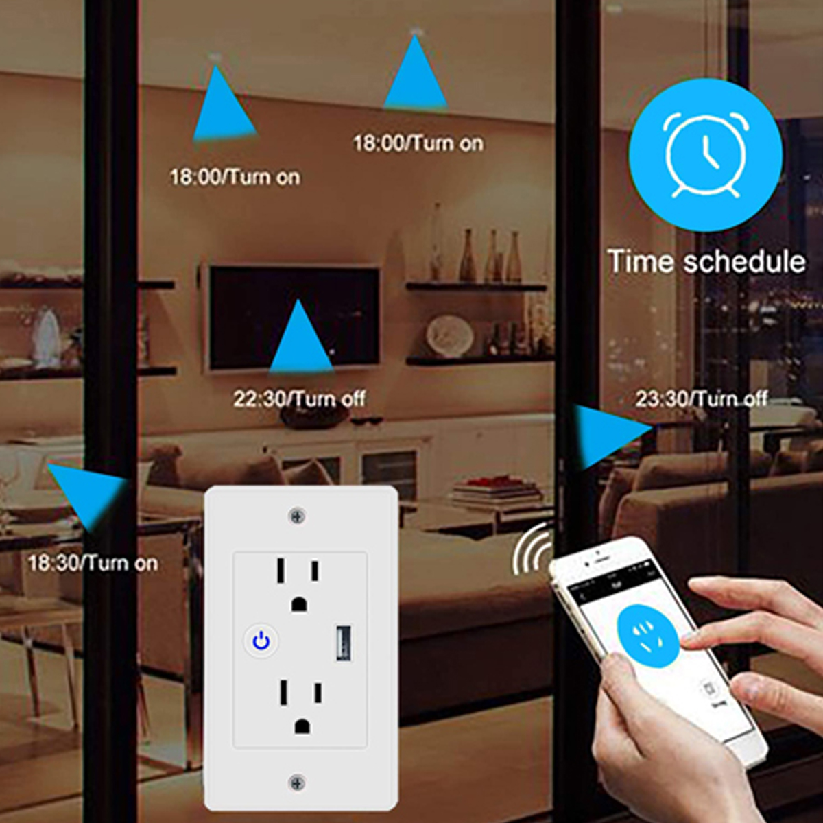 Contacto Inteligente WIFI Link Bits SM-SW801U 